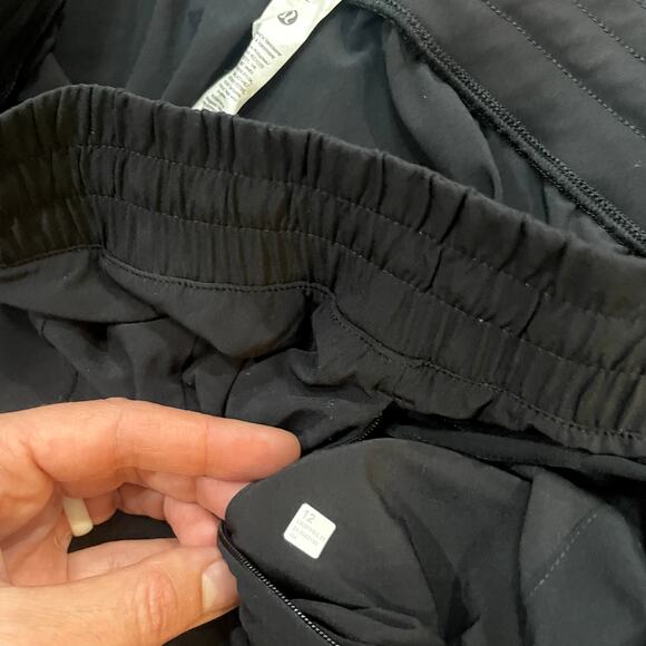 Lululemon Swift Wide-Leg Mid-Rise Pant *Full Length Black Women's Size 12 - Picture 3 of 4